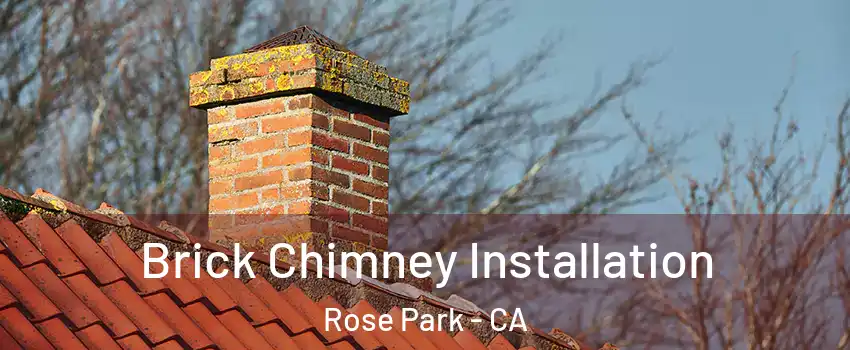 Brick Chimney Installation Rose Park - CA