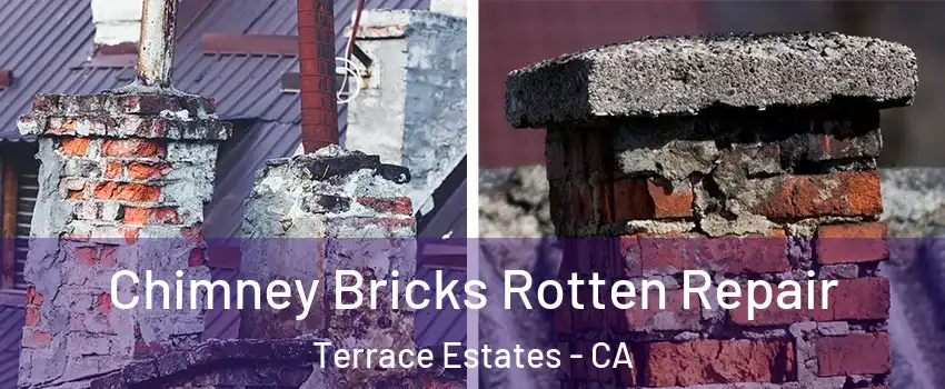 Chimney Bricks Rotten Repair Terrace Estates - CA