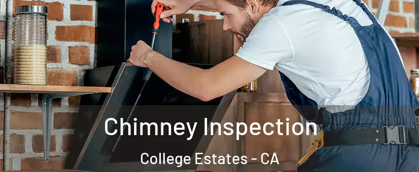 Chimney Inspection College Estates - CA