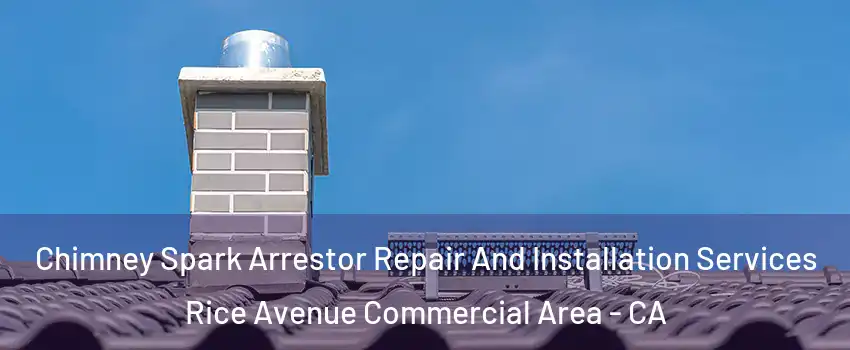 Chimney Spark Arrestor Repair And Installation Services Rice Avenue Commercial Area - CA