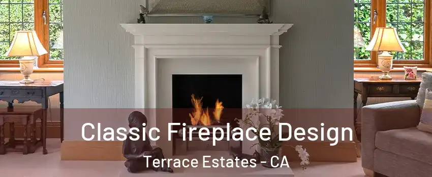 Classic Fireplace Design Terrace Estates - CA