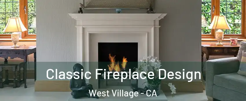 Classic Fireplace Design West Village - CA