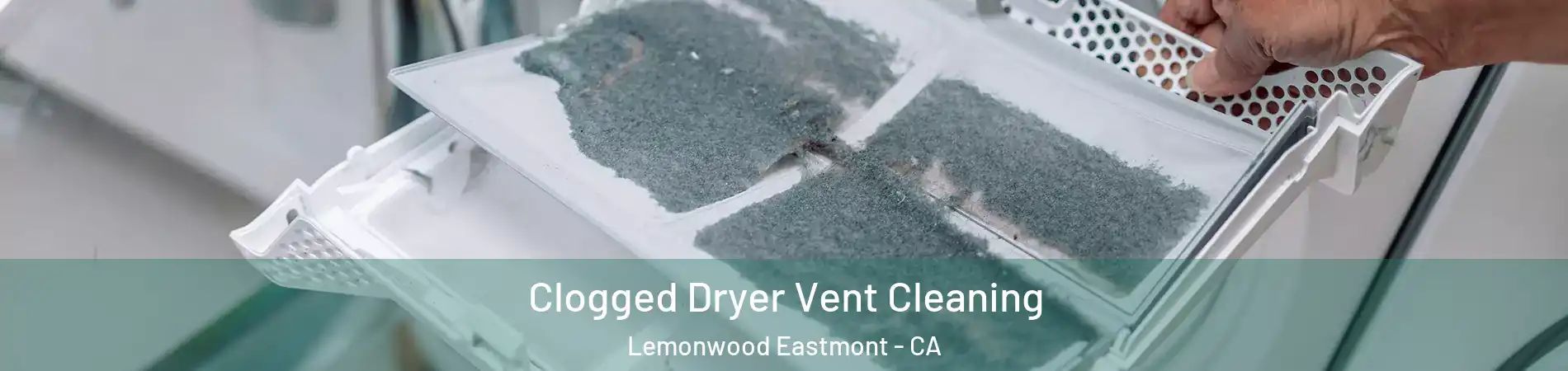 Clogged Dryer Vent Cleaning Lemonwood Eastmont - CA