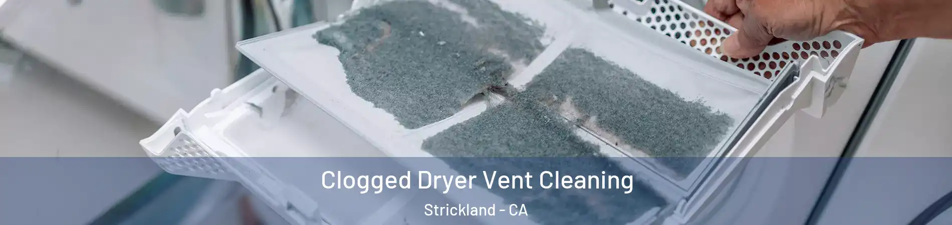 Clogged Dryer Vent Cleaning Strickland - CA