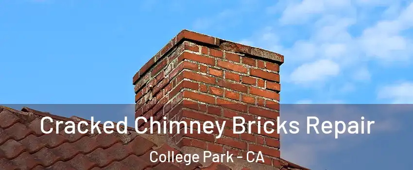 Cracked Chimney Bricks Repair College Park - CA