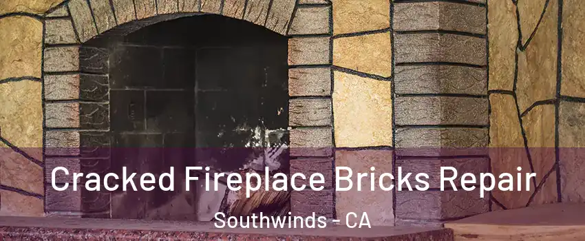 Cracked Fireplace Bricks Repair Southwinds - CA
