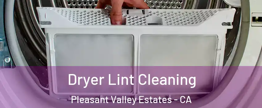Dryer Lint Cleaning Pleasant Valley Estates - CA