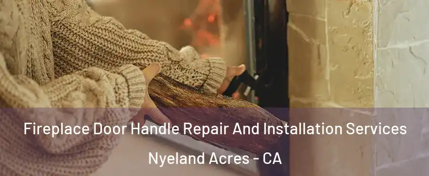 Fireplace Door Handle Repair And Installation Services Nyeland Acres - CA