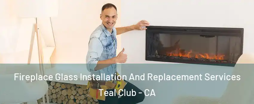 Fireplace Glass Installation And Replacement Services Teal Club - CA