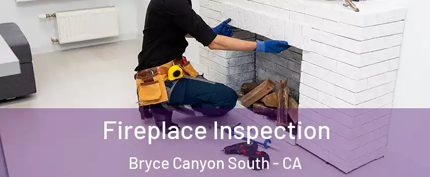 Fireplace Inspection Bryce Canyon South - CA