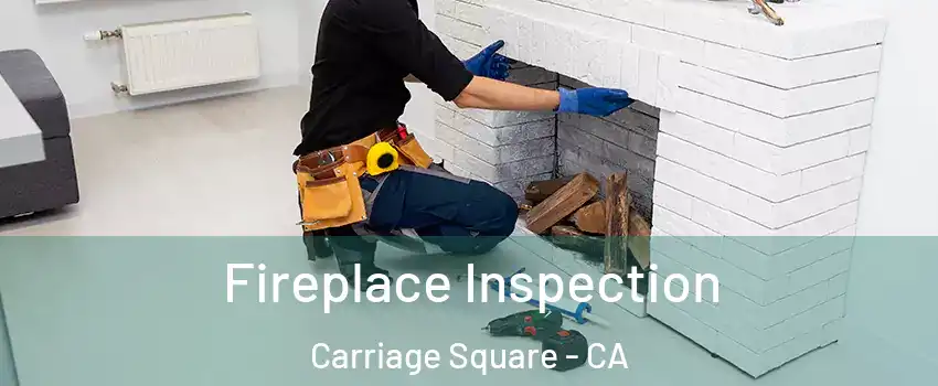 Fireplace Inspection Carriage Square - CA