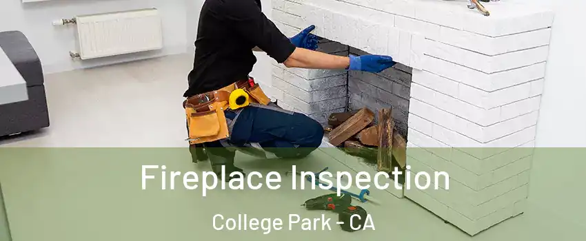 Fireplace Inspection College Park - CA