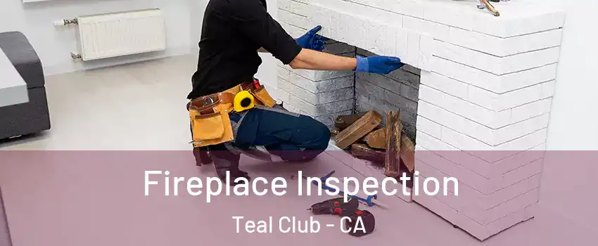 Fireplace Inspection Teal Club - CA