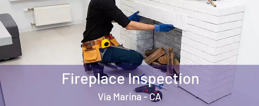 Fireplace Inspection Via Marina - CA