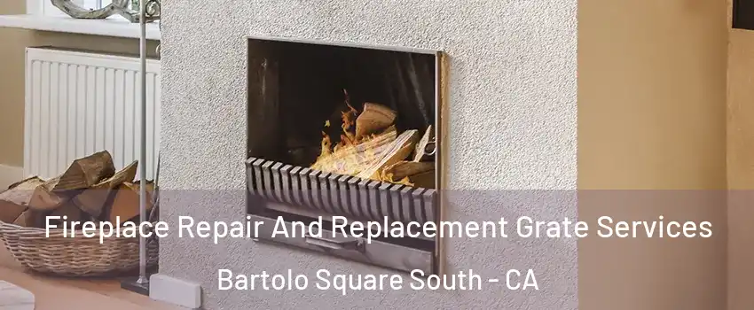 Fireplace Repair And Replacement Grate Services Bartolo Square South - CA