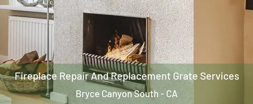 Fireplace Repair And Replacement Grate Services Bryce Canyon South - CA