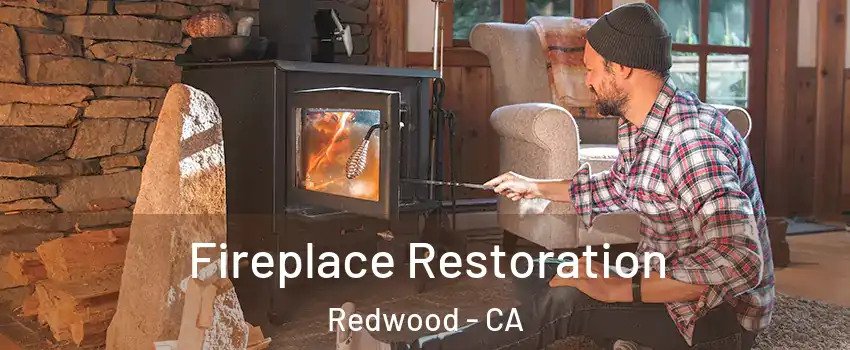 Fireplace Restoration Redwood - CA