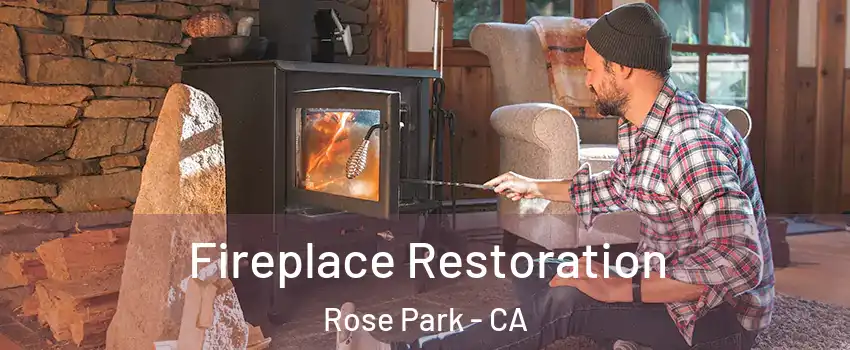 Fireplace Restoration Rose Park - CA
