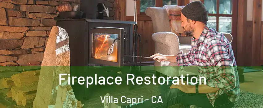Fireplace Restoration Villa Capri - CA