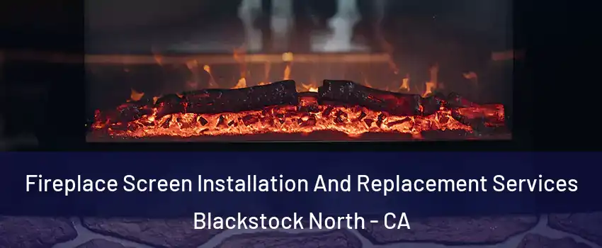 Fireplace Screen Installation And Replacement Services Blackstock North - CA