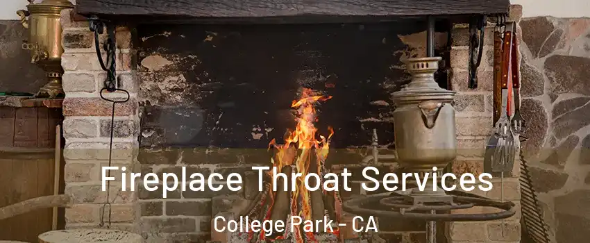 Fireplace Throat Services College Park - CA