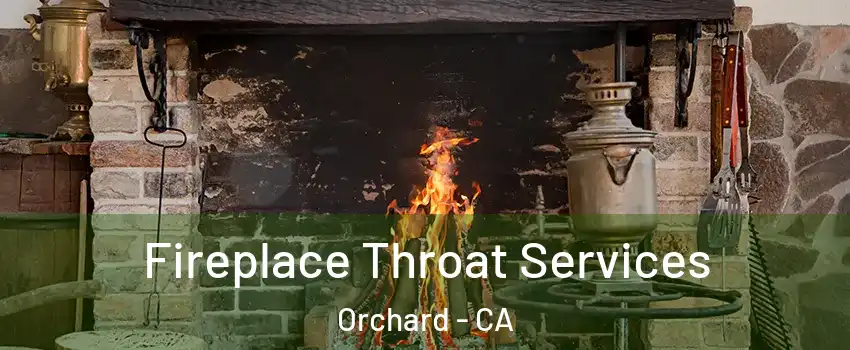 Fireplace Throat Services Orchard - CA