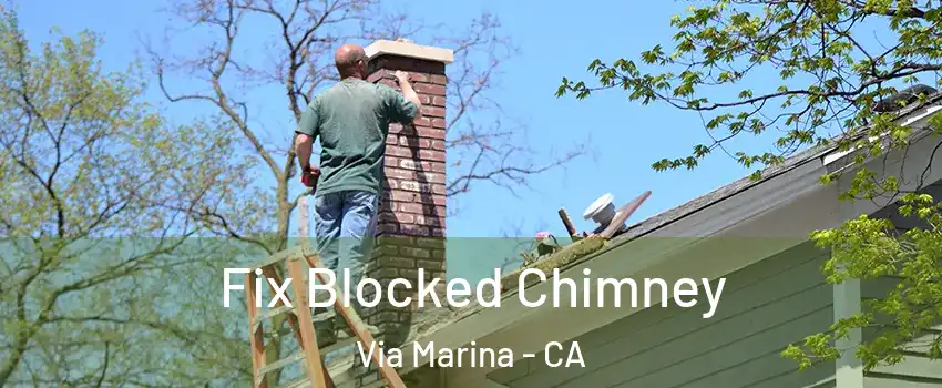Fix Blocked Chimney Via Marina - CA