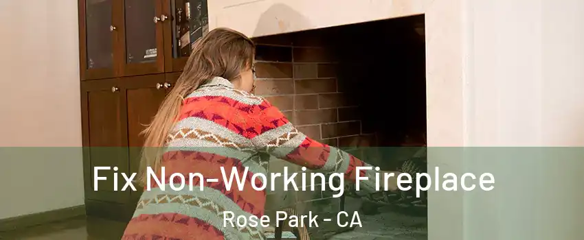 Fix Non-Working Fireplace Rose Park - CA