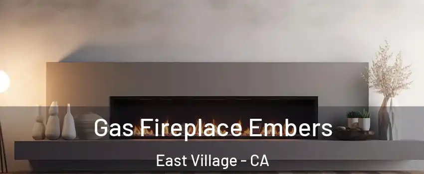 Gas Fireplace Embers East Village - CA