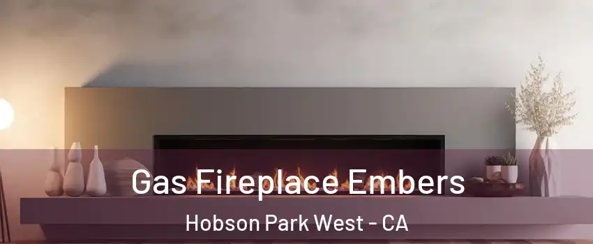 Gas Fireplace Embers Hobson Park West - CA