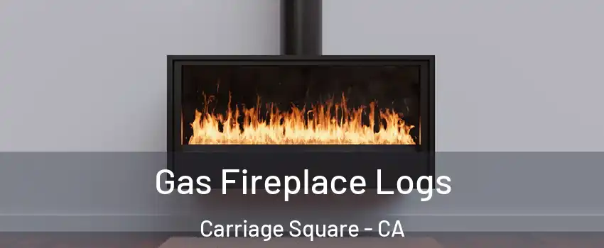 Gas Fireplace Logs Carriage Square - CA