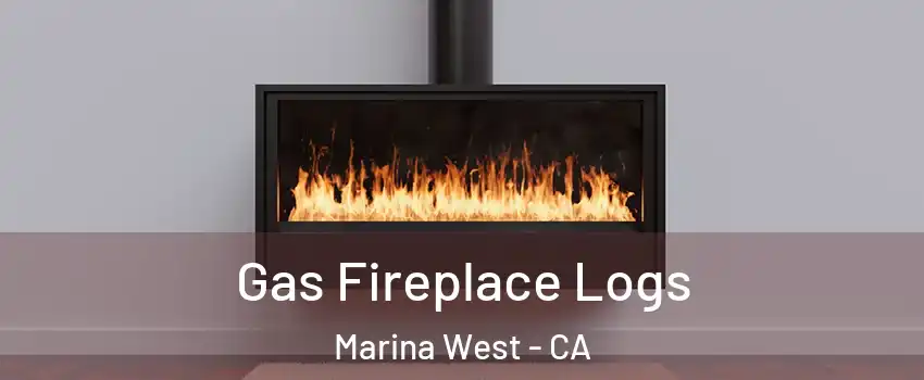 Gas Fireplace Logs Marina West - CA