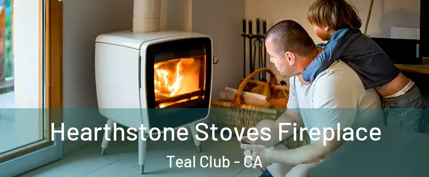 Hearthstone Stoves Fireplace Teal Club - CA