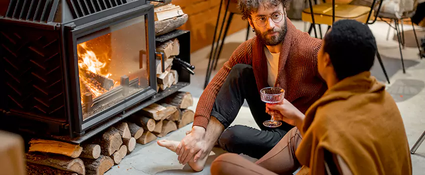 Non-Working Metal Fireplace Repair in Ormond Beach Commercial Area, CA
