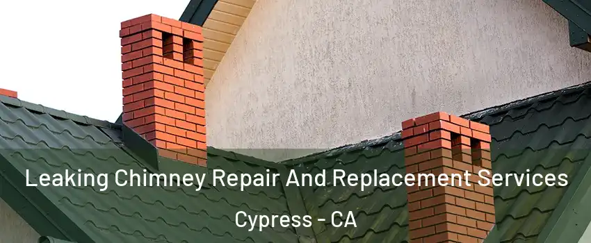 Leaking Chimney Repair And Replacement Services Cypress - CA