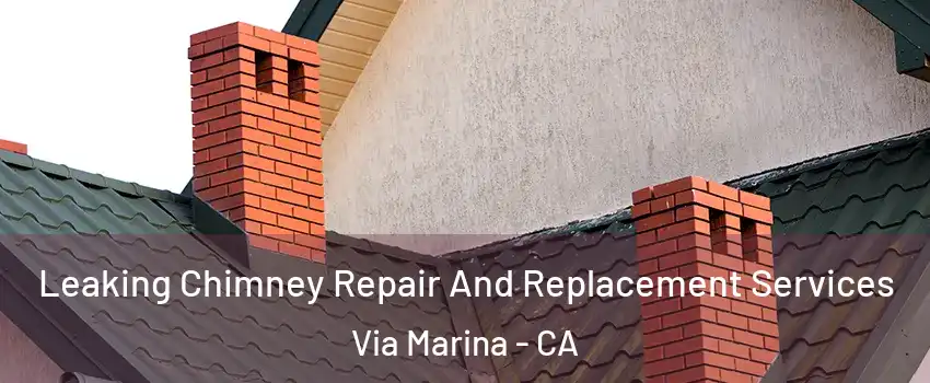 Leaking Chimney Repair And Replacement Services Via Marina - CA