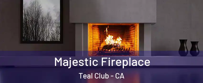 Majestic Fireplace Teal Club - CA
