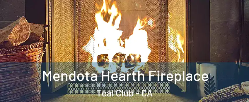 Mendota Hearth Fireplace Teal Club - CA