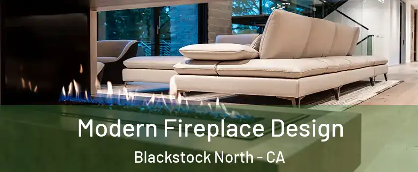Modern Fireplace Design Blackstock North - CA