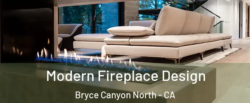 Modern Fireplace Design Bryce Canyon North - CA