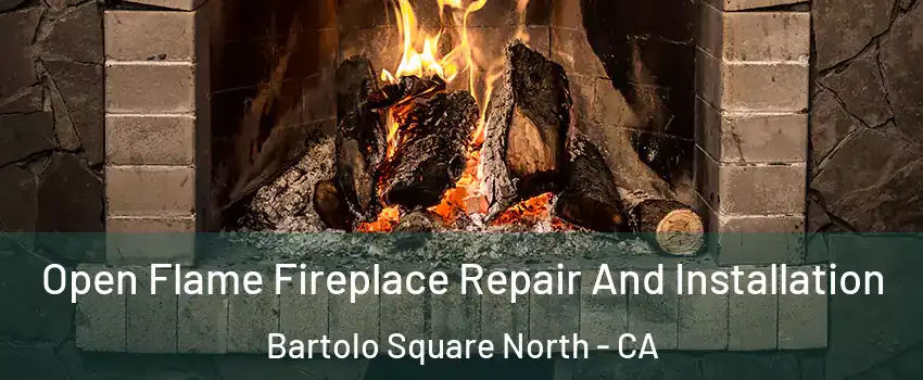 Open Flame Fireplace Repair And Installation Bartolo Square North - CA