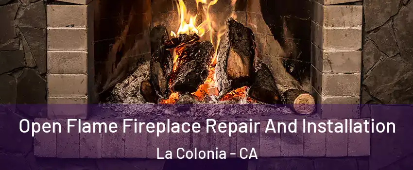 Open Flame Fireplace Repair And Installation La Colonia - CA
