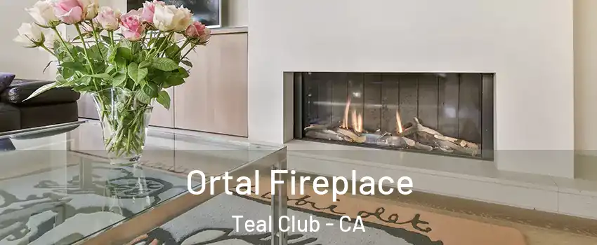 Ortal Fireplace Teal Club - CA