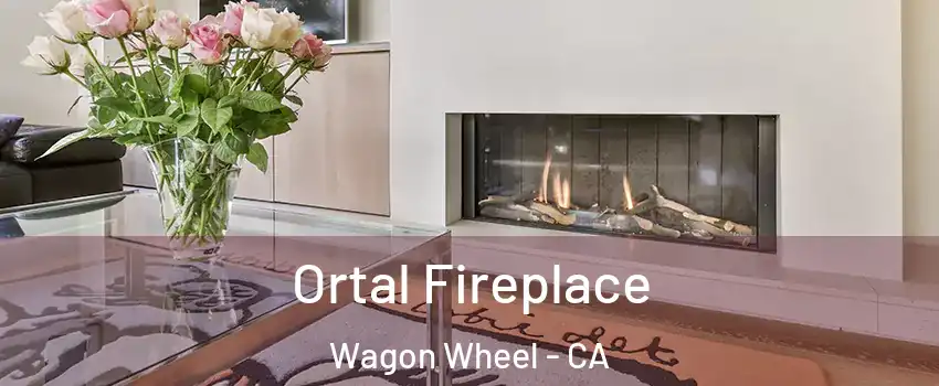 Ortal Fireplace Wagon Wheel - CA