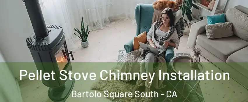 Pellet Stove Chimney Installation Bartolo Square South - CA