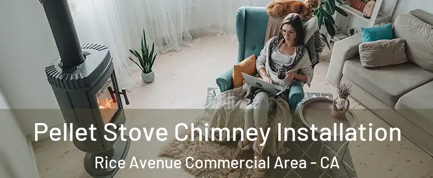 Pellet Stove Chimney Installation Rice Avenue Commercial Area - CA
