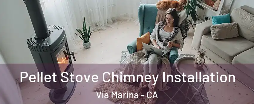 Pellet Stove Chimney Installation Via Marina - CA