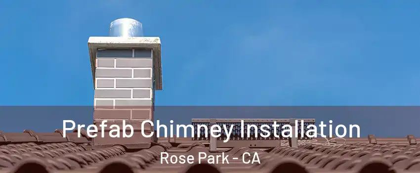 Prefab Chimney Installation Rose Park - CA