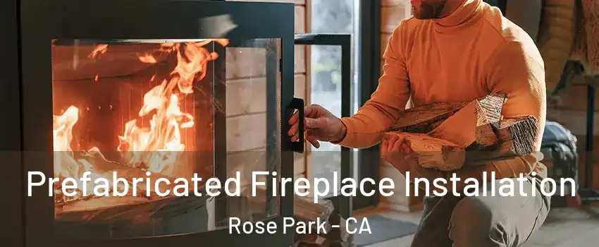 Prefabricated Fireplace Installation Rose Park - CA