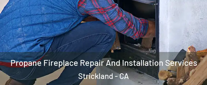 Propane Fireplace Repair And Installation Services Strickland - CA